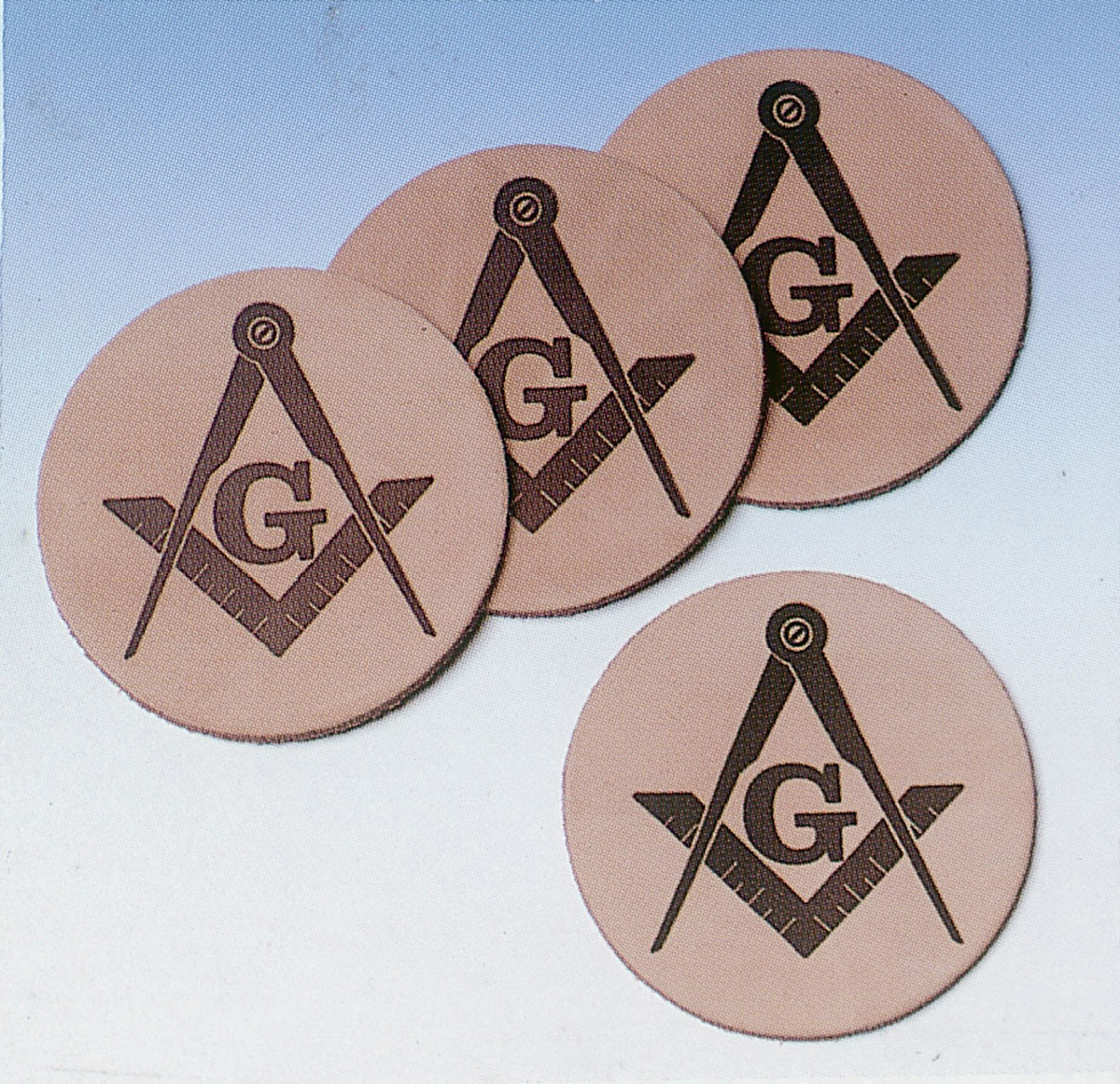 Leather coaster