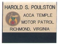Slip-on Pocket Name Badge w/ Disc Emblem- 3