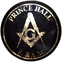  Polymer 2 1/2" Prince Hall F&AM Masonic auto emblem