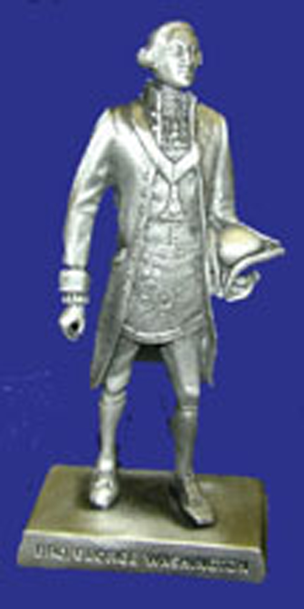 Washington Pewter Figurine