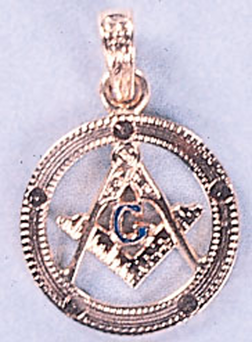 14KYG Masonic charm
