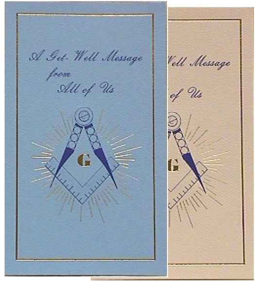 Get Well - Masonic Get Well Card (Pk of 25)
