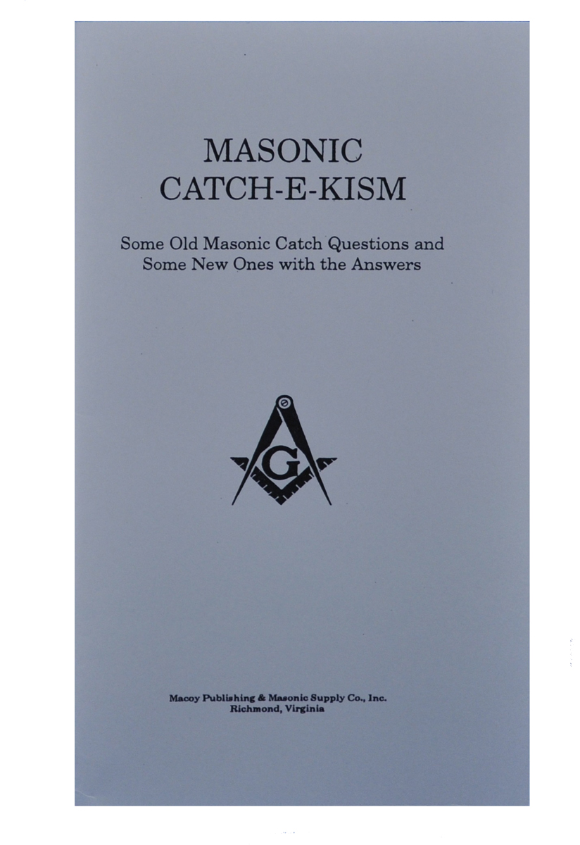 MASONIC CATCH-E-KISM  by M.J. Barrett