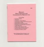A Macoy Collection of Short OES Addresses & Eastern Star Ceremonies for Matron's Use