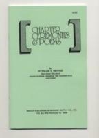 Chapter Ceremonies & Poems by Brunke