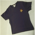 Large Scoop Neck T-Shirt - Navy Blue w/ OES Emblem