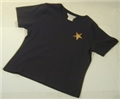 Large Scoop Neck T- Shirt - Black w/ OES Emblem