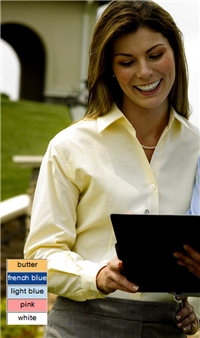 Ladies Long Sleeve Easy Care Chapter Oxford Shirt