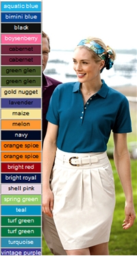 Ladies Egyptian Diamond Knit Shirt/ Up to 3XL