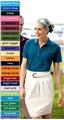 Ladies Egyptian Diamond Knit Shirt/ Up to 3XL