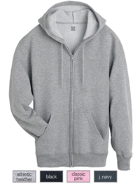 LARGE BLACK Best Full Zip Hooded Sweatshirt