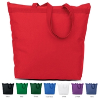 Recycled Large Tote with Zipper