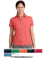 NEW!  Ladies Rapid Dry Button-Front Sport Shirt
