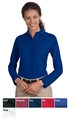 NEW!  Ladies Silk Touch Long Sleeve Sport Shirt