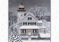 Christmas - Lighthouse Christmas Card