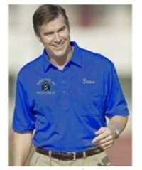  Slected Size and Color Blue Lodge Golf Shirt with Structured Collar & Pocket