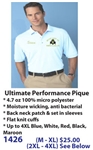  Blue Lodge Golf Shirt Athletic Ultimate Performance Pique