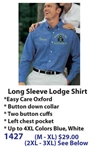  Masonic Blue Lodge Long Sleeve Oxford Shirt