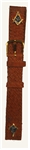 Brown Masonic Watchband