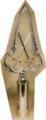 Crossed Swords Gold Plate Rod Top