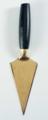 Trowel Letter Opener with gold finish