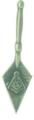Silver Antique finish on small trowel