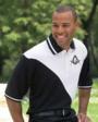 Black/White Color Men's 60/40 Short Sleeve Pique Polo