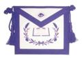  Macoy Embroidered Apron with Officer Emblem & Wreath