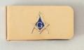 Masonic money clip gold finish