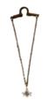 Masonic Tie Chain in gold tone with Masonic drop