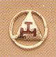 Royal Arch Mason Lapel Button in 14K YG and red enamel