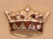 York Cross of Honor Lapel Button in 14K YG and red enamel.