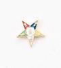 Easter Star Lapel Button in 10K YG with colored enamel