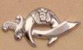 Shrine Lapel Button in 14K WG 
