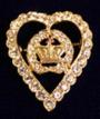 Amaranth Heart Pin 