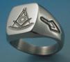 Classic Signet Style Past Master Ring
