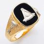 Past Master Emblem on Spinel ring