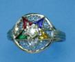 Past Matron Filigree 14 karat gold ring