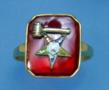 Past Matron Red stone ring