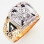 Scottish Rite 32nd Ring with Eagle