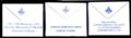25 Miniature Souvenir Aprons w/ Masonic Emblem & Up to 4 Lines GS
