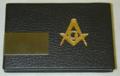 Card case Aluminum & Simulated leather