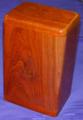 Masonic funeral Urn padauk wood