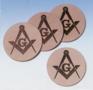 Leather coaster