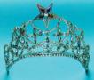 Cassandra Eastern Star Crown in silver tone with single colored star
