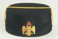 32 degree Hard Crown Black Braid and Gold Cord, Wings Down