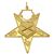 O.E.S.. Officer Jewels Gold Plate - Set of 18
