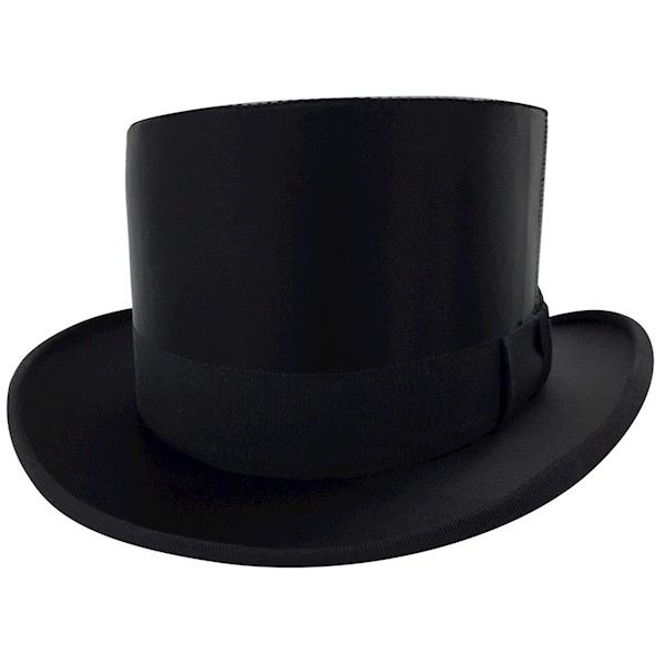 Masonic Master's High Silk Collapsible Top Hat  - NON Returnable. Please measure your head.