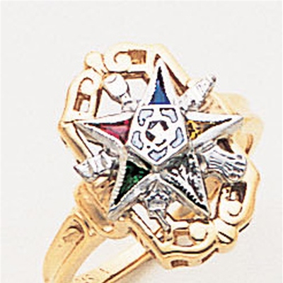 Order of the Eastern Star Ring Macoy Publishing Masonic Supply 5562