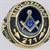 Custom Gold Masonic Lodge Ring 11010